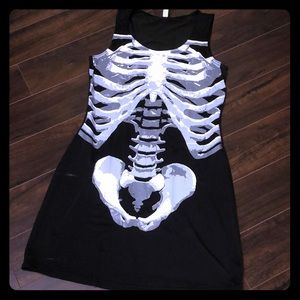 Halloween skeleton costume